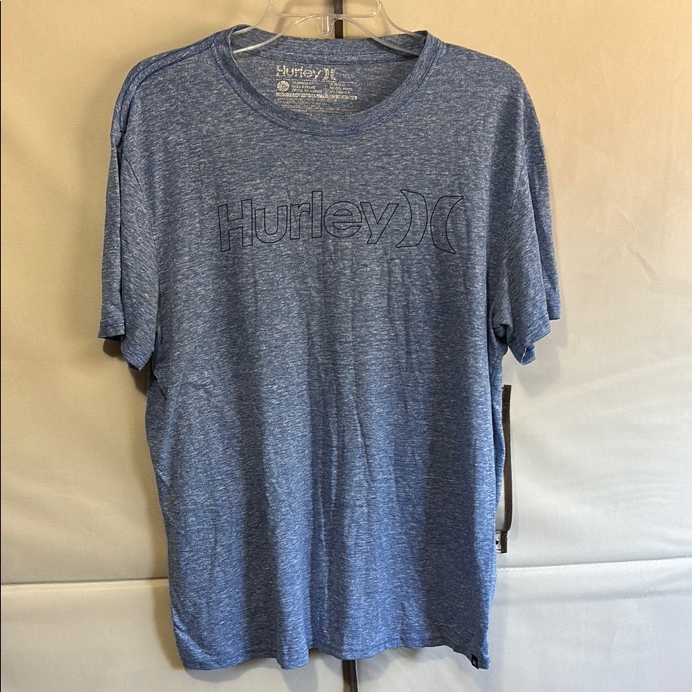 Hurley Blue Short Sleeve Tee Casual Comfort